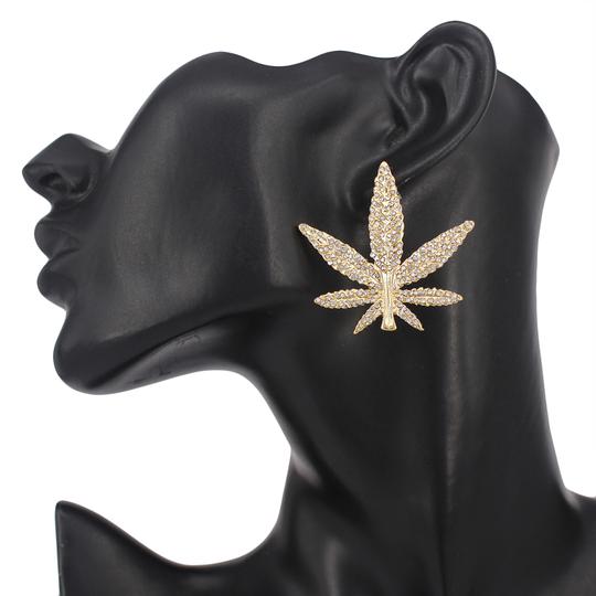 CANNABIS STUD EARRINGS