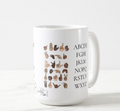 ALPHABET - CLASSIC MUG 15 OZ