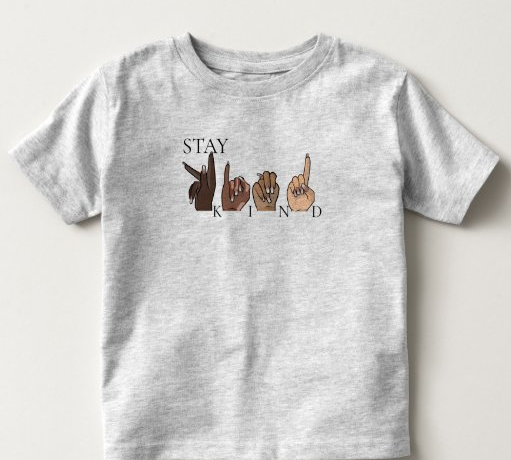 TODDLER FINE - STAY KIND JERSEY T-SHIRT - (PRE ORDER)