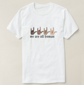 UNISEX - WE ARE ALL HUMANS T-SHIRT - WHITE (PRE-ORDER)